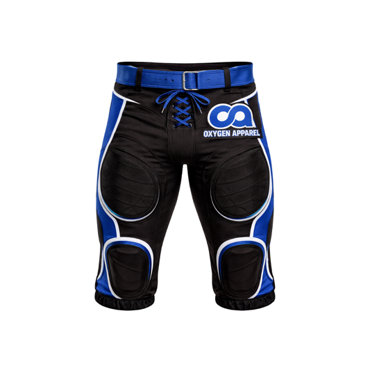 american football shorts front side 1