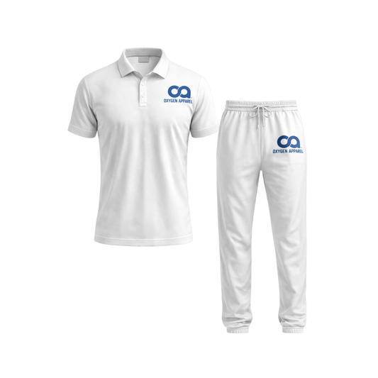 white cricket kit uniform front side 1